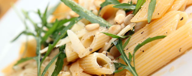 Pasta med ruccola